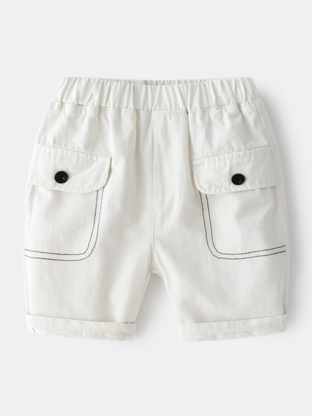 

StyleCast White Boys Mid-Rise Cargo Shorts