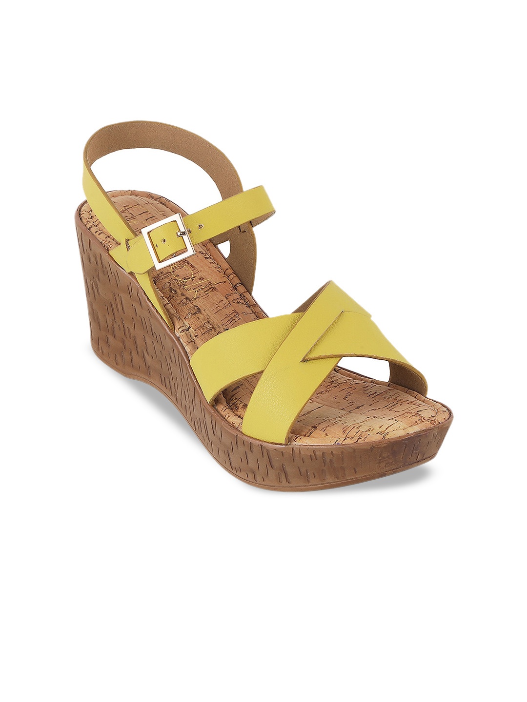 

Catwalk Open Toe Wedge Heels, Yellow