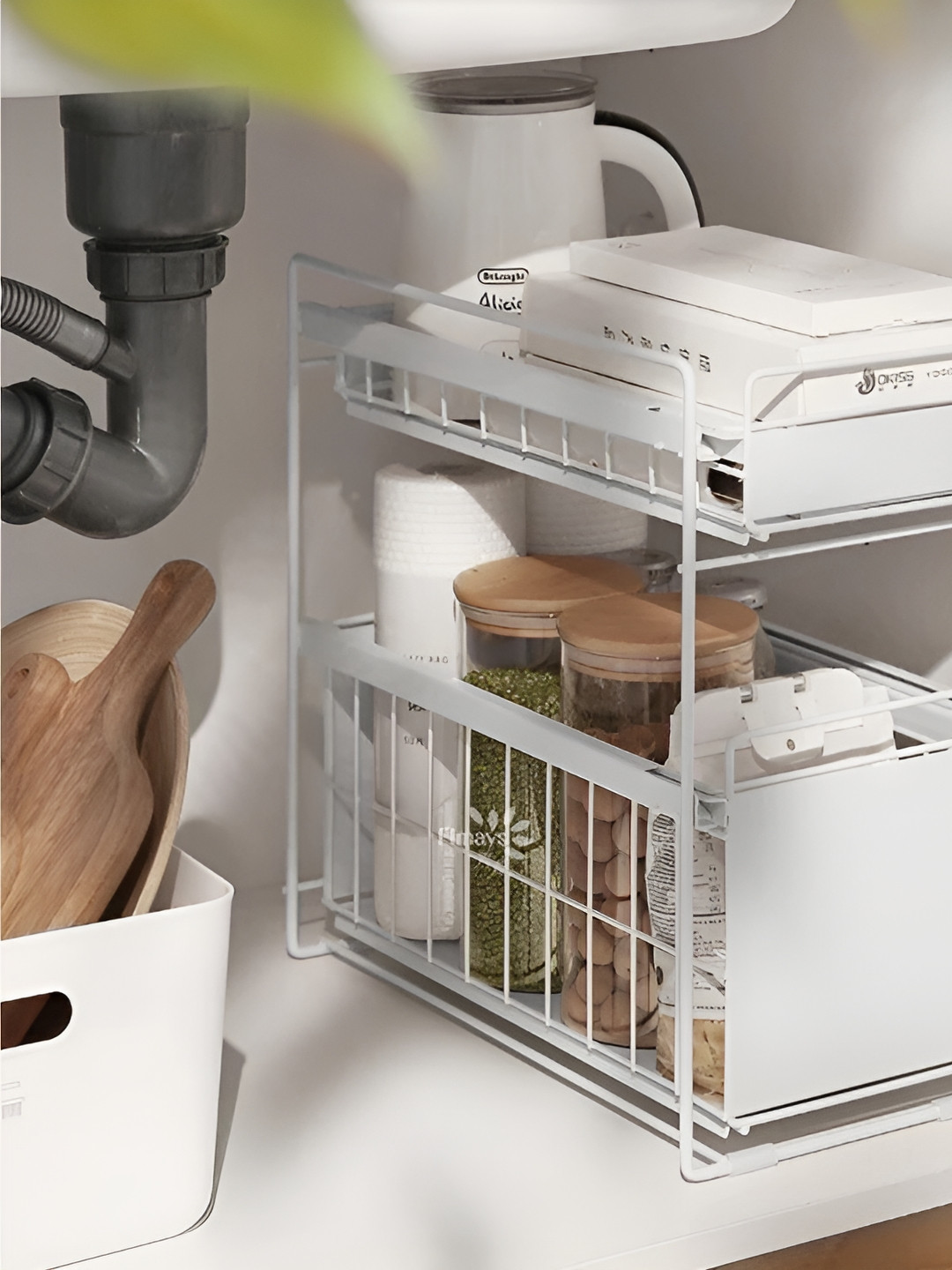 

Arhat Organizers White Regular Multi-Utility Organiser