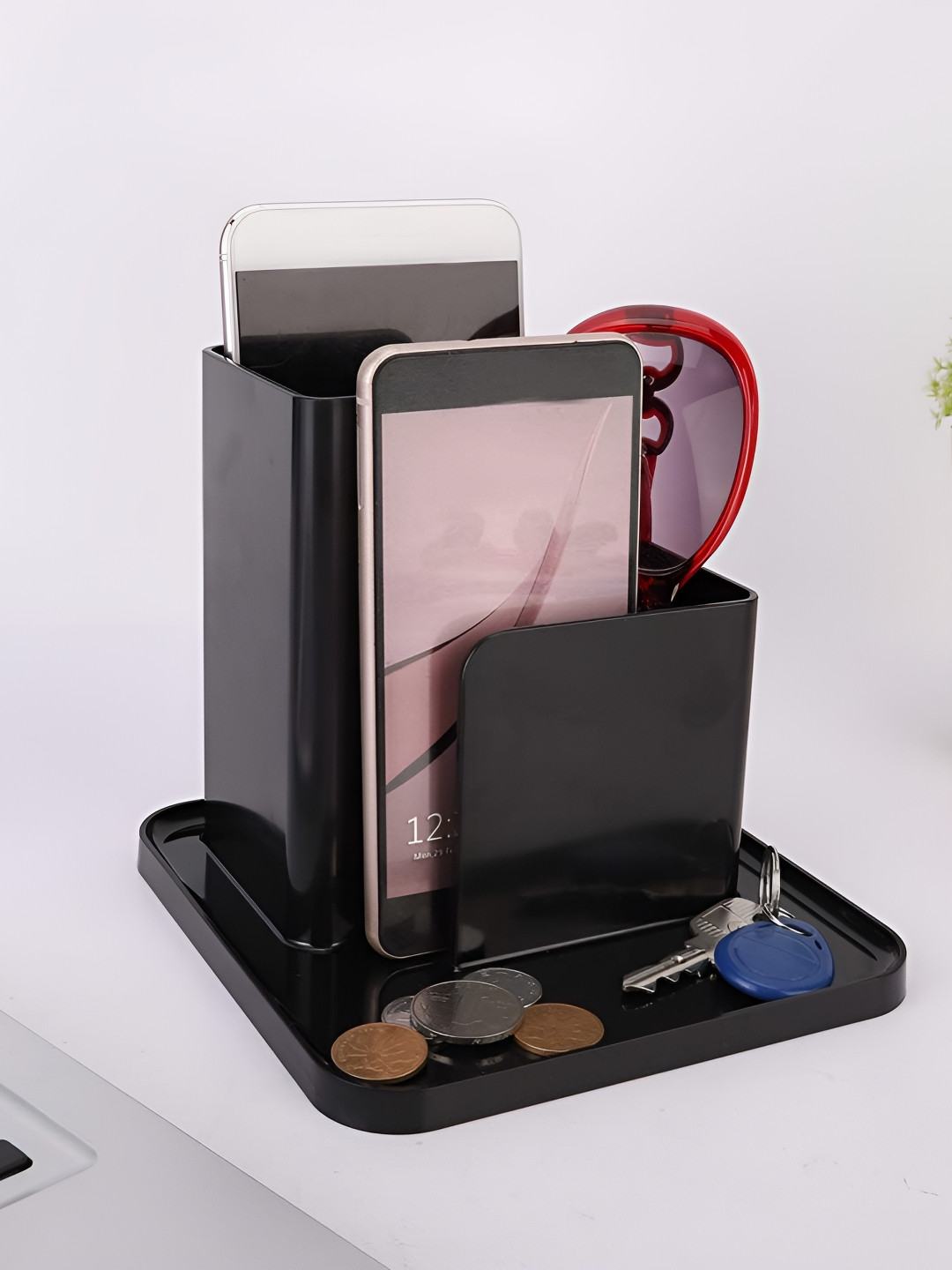 

Arhat Organizers Black Metal Regular Desk Organiser