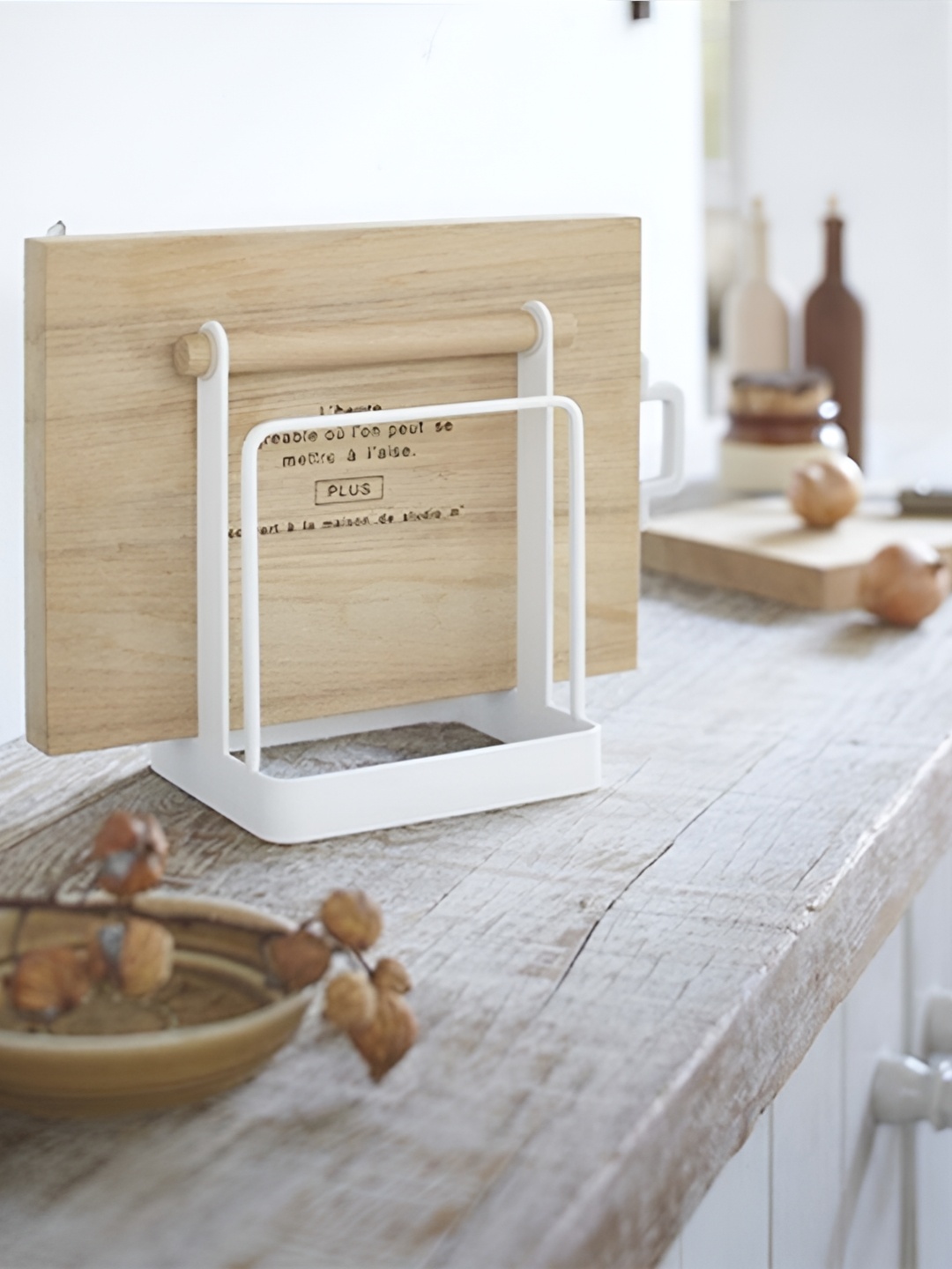 

Arhat Organizers White Regular Chopping Board stand Organiser