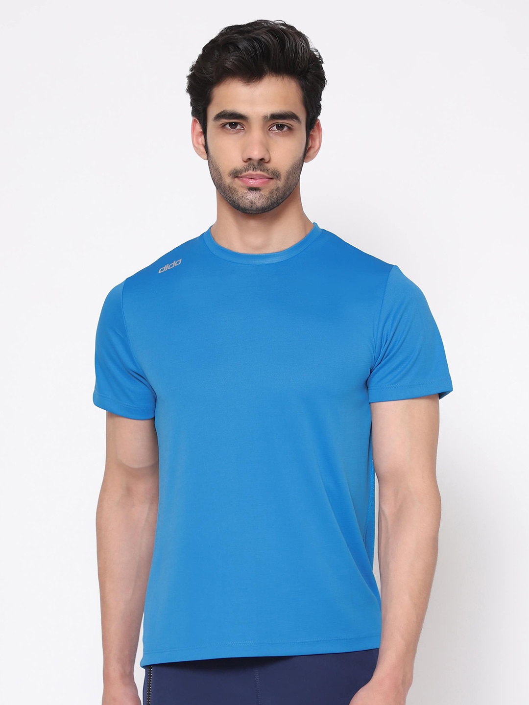 

DIDA Dry-fit Active Round-Neck Outdoor Sports T-Shirt, Blue