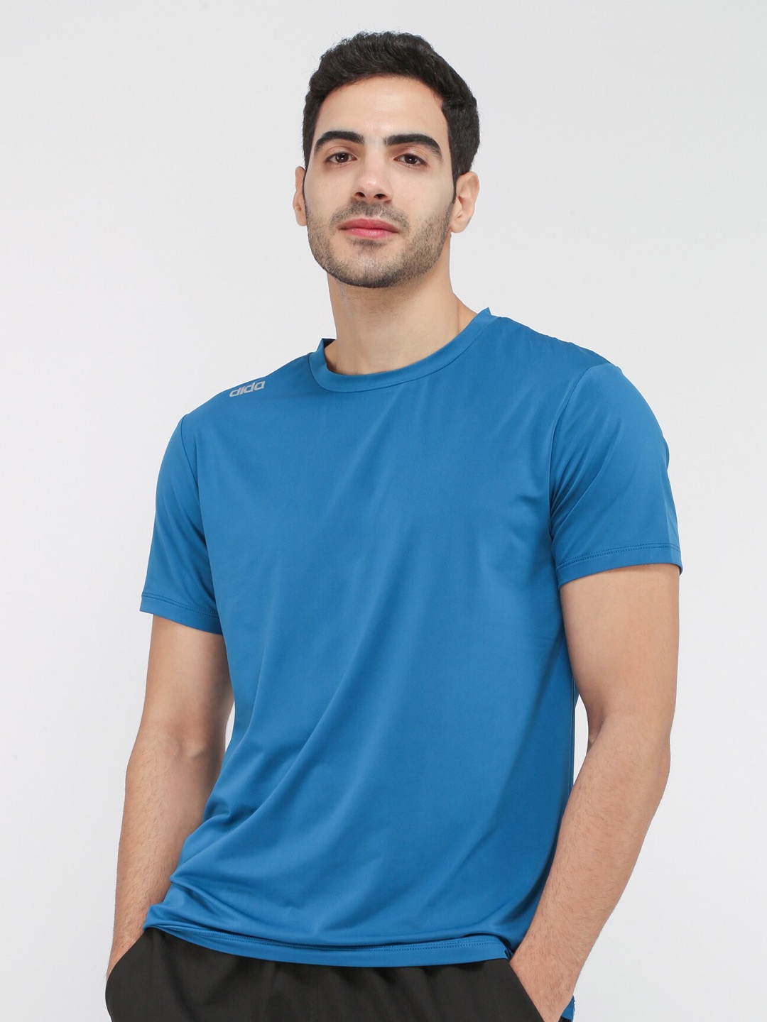 

DIDA Comfort Dry-fit Active Round-Neck Outdoor Sports T-Shirt, Blue