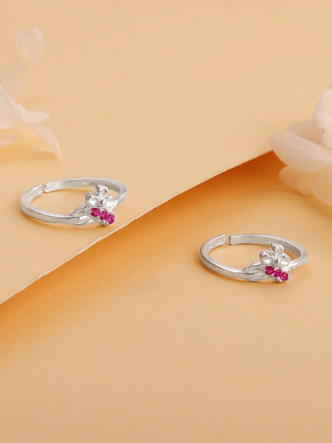 

GIVA Silver-Plated 925 Silver Toe Rings
