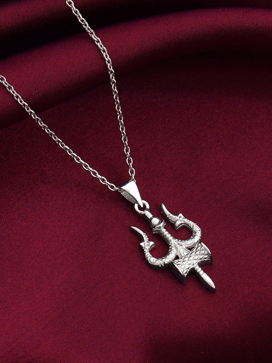 

GIVA Rhodium-Plated 925 Sterling Silver Contemporary Pendant With Chain
