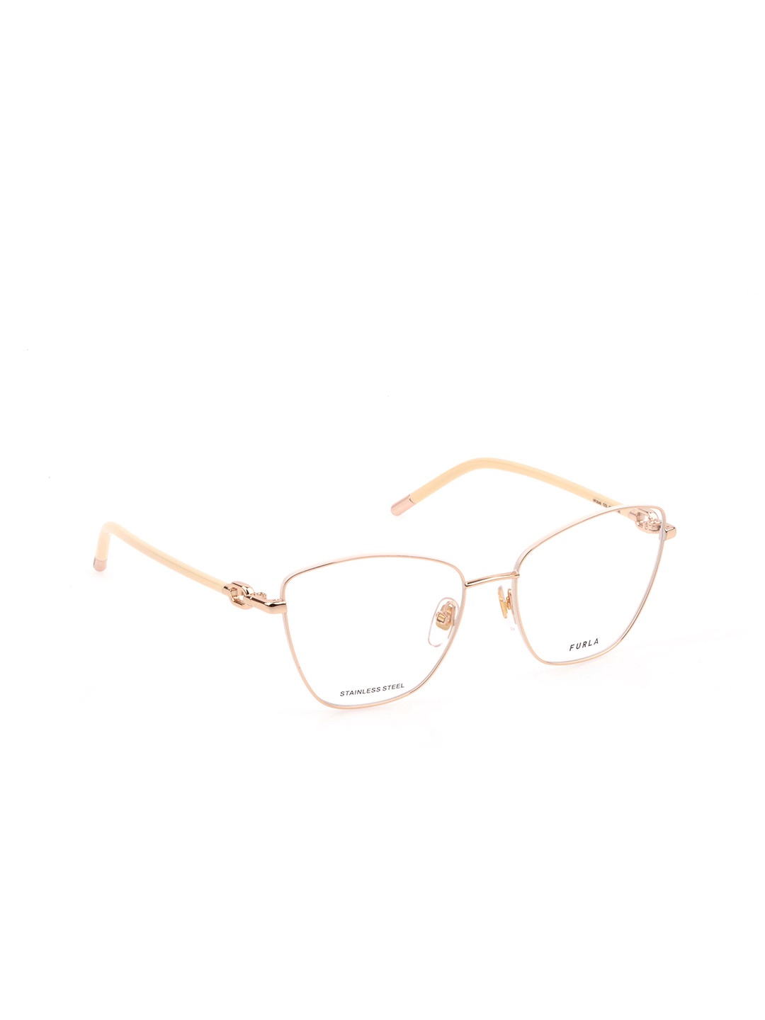 

Furla Women Full Rim Butterfly Frames, Gold
