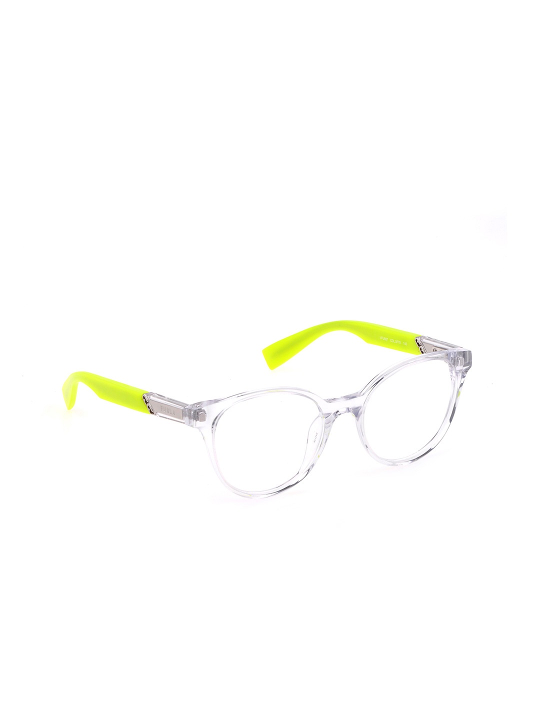 

Furla Women Full Rim Colourblocked Oval Frames, White