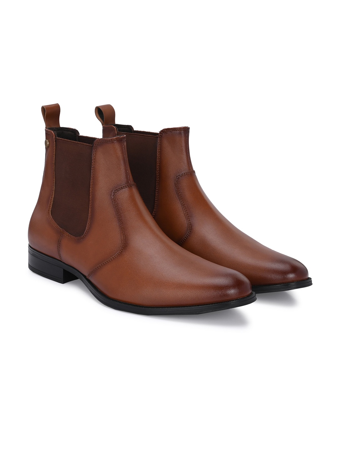 

Delize Men Mid Top Chelsea Boots, Tan