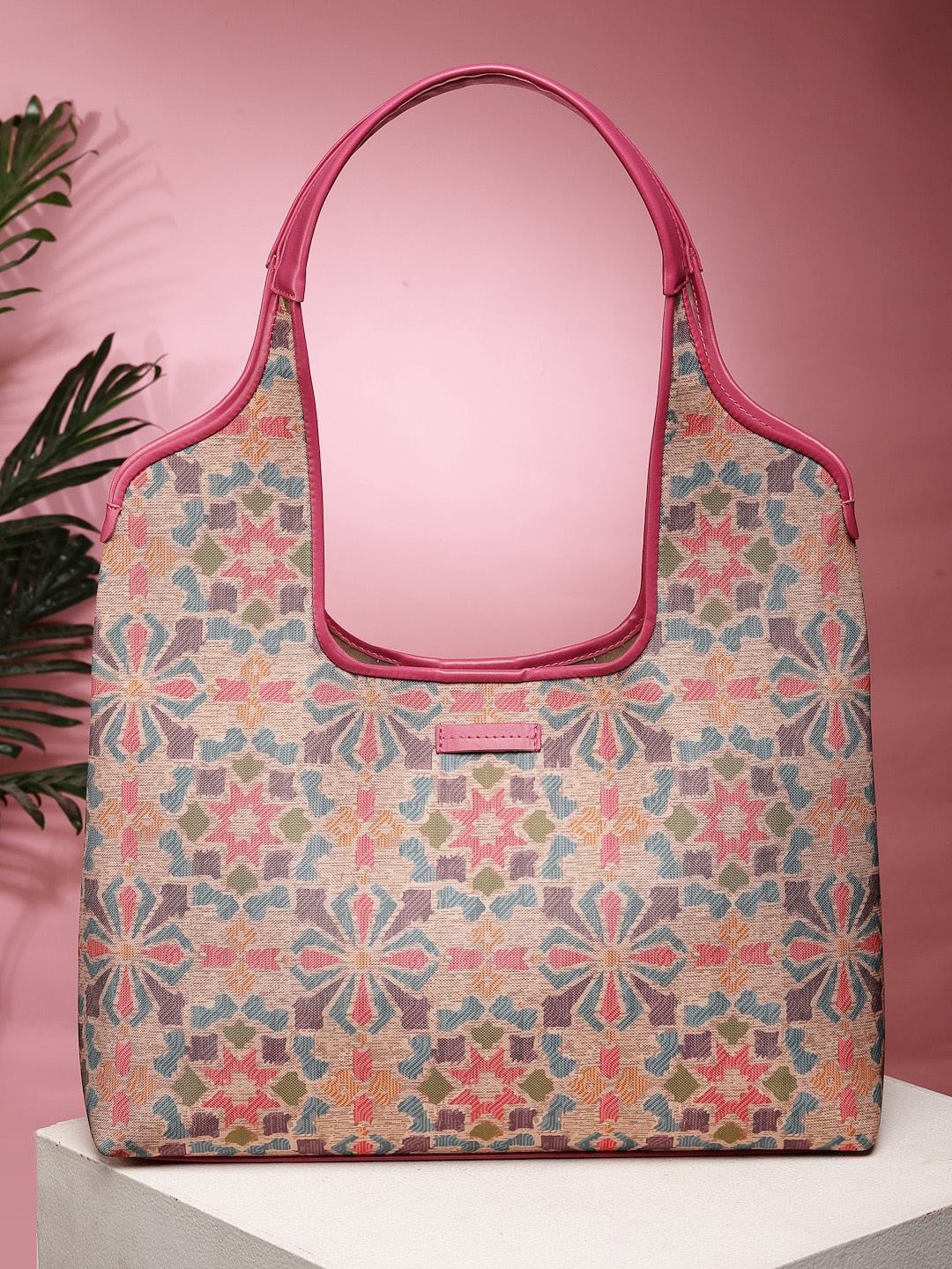 

Anouk Blue Floral Printed Oversized Shopper Shoulder Bag