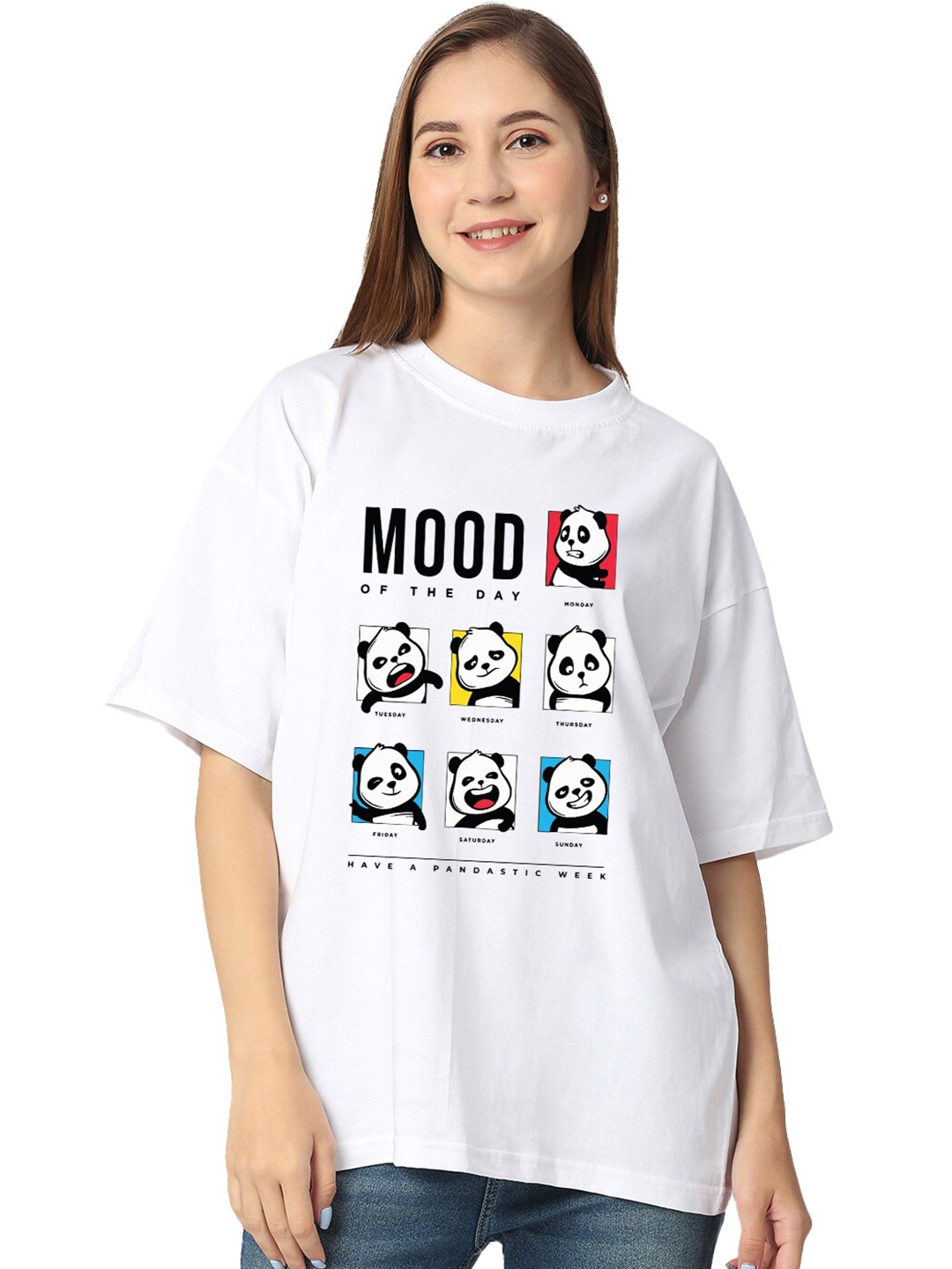 

STATUS MANTRA Typography Printed Bio Finish Pure CottonT-shirt, White