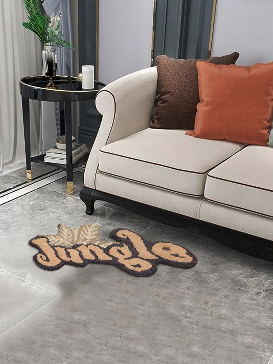 

BELLA TRUE Beige & Cream Abstract Hand-Tufted Carpet