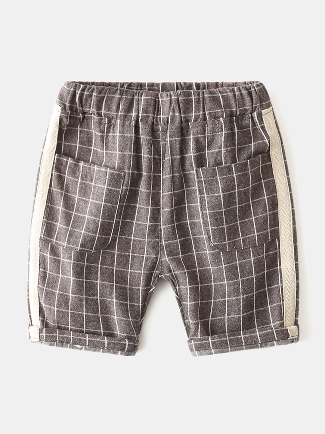 

StyleCast Boys Checked Technology Shorts, Brown