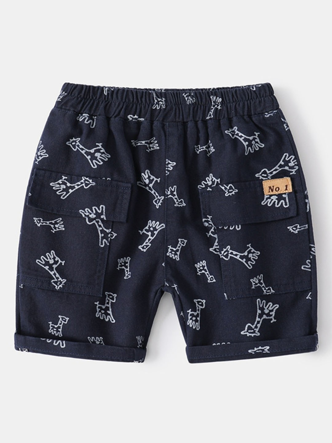 

StyleCast Black Boys Conversational Printed Mid-Rise Shorts