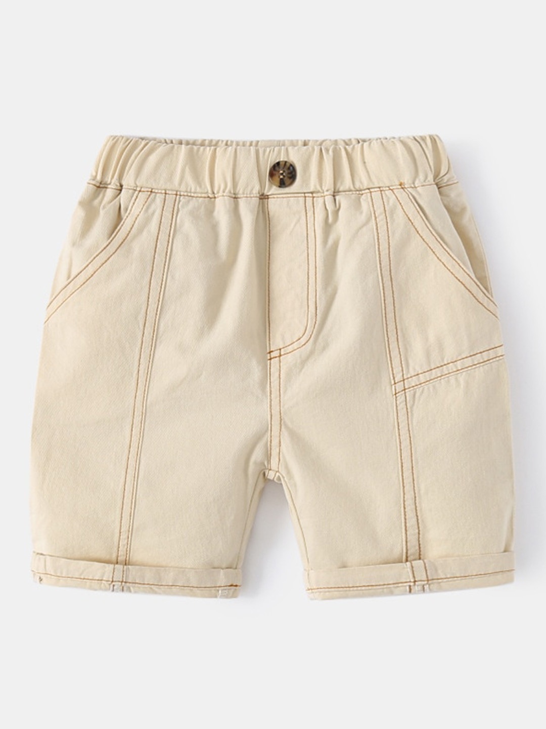 

StyleCast Boys Beige Mid Rise Shorts