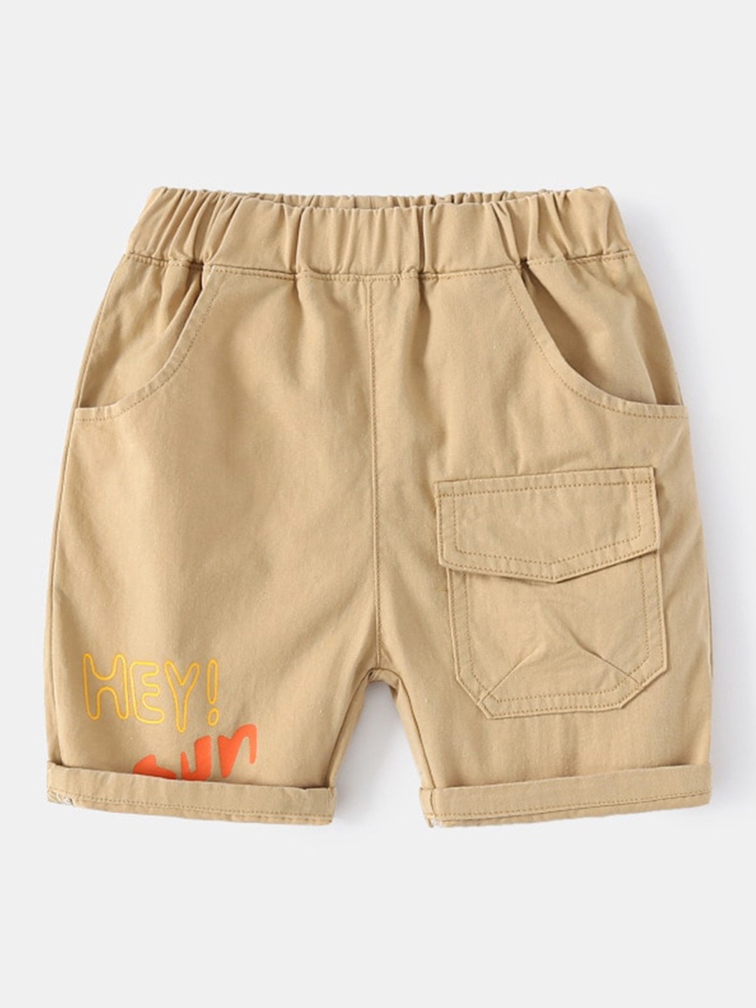 

StyleCast Beige Boys Mid Rise Shorts