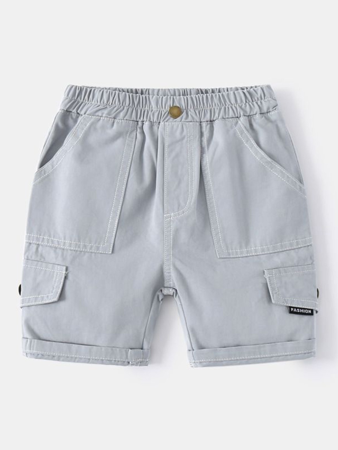 

StyleCast Boys Grey Mid-Rise Cargo Shorts