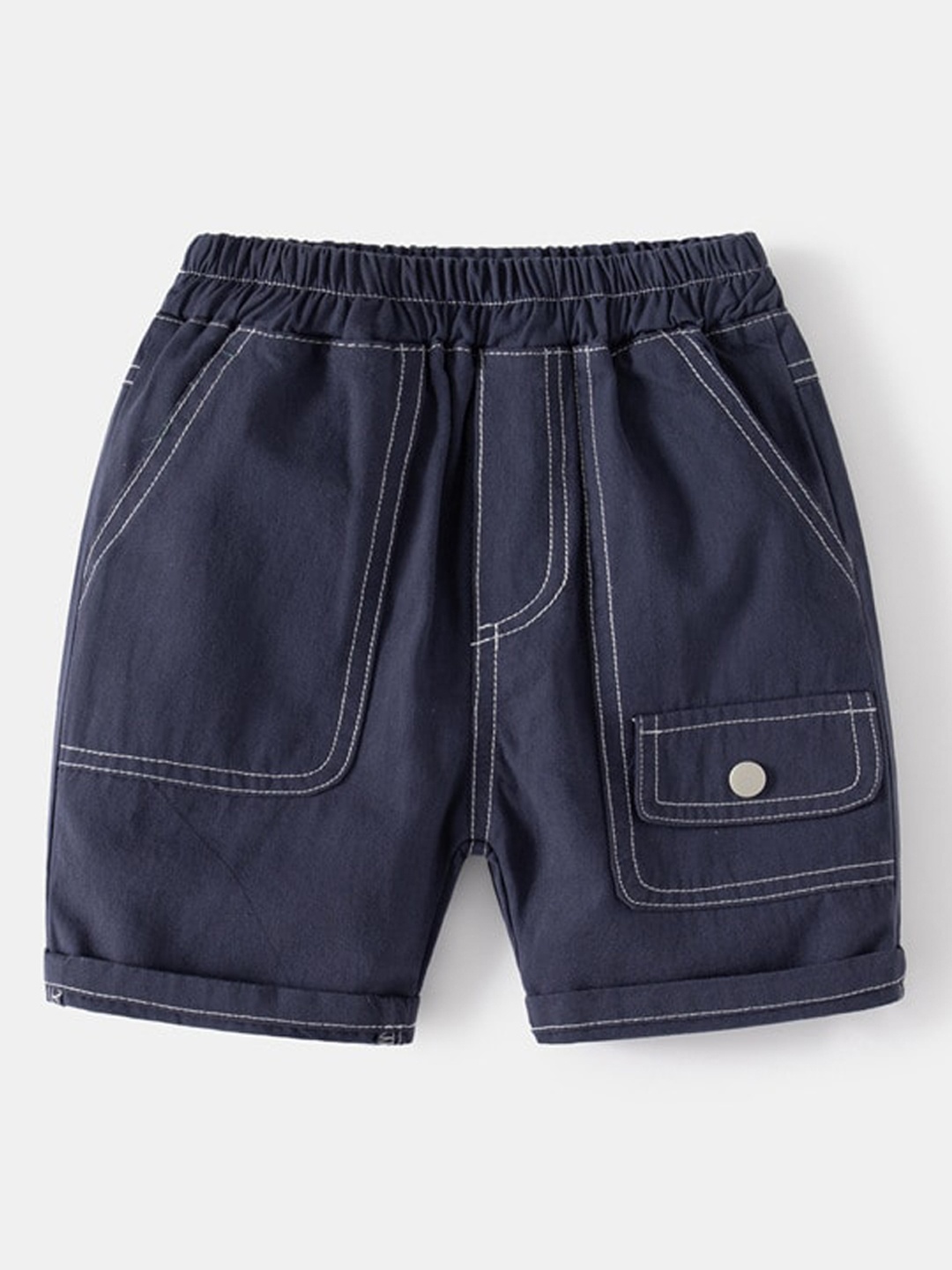 

StyleCast Boys Mid-Rise Shorts, Navy blue