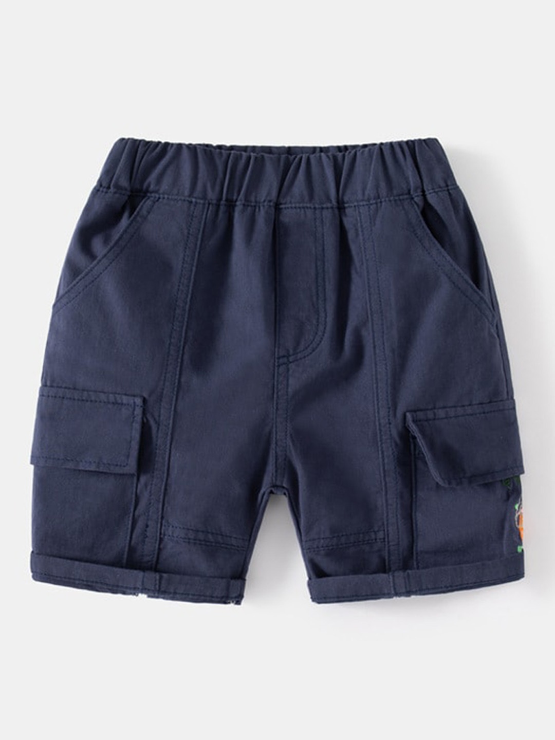 

StyleCast Boys Mid-Rise Cargo Shorts, Navy blue