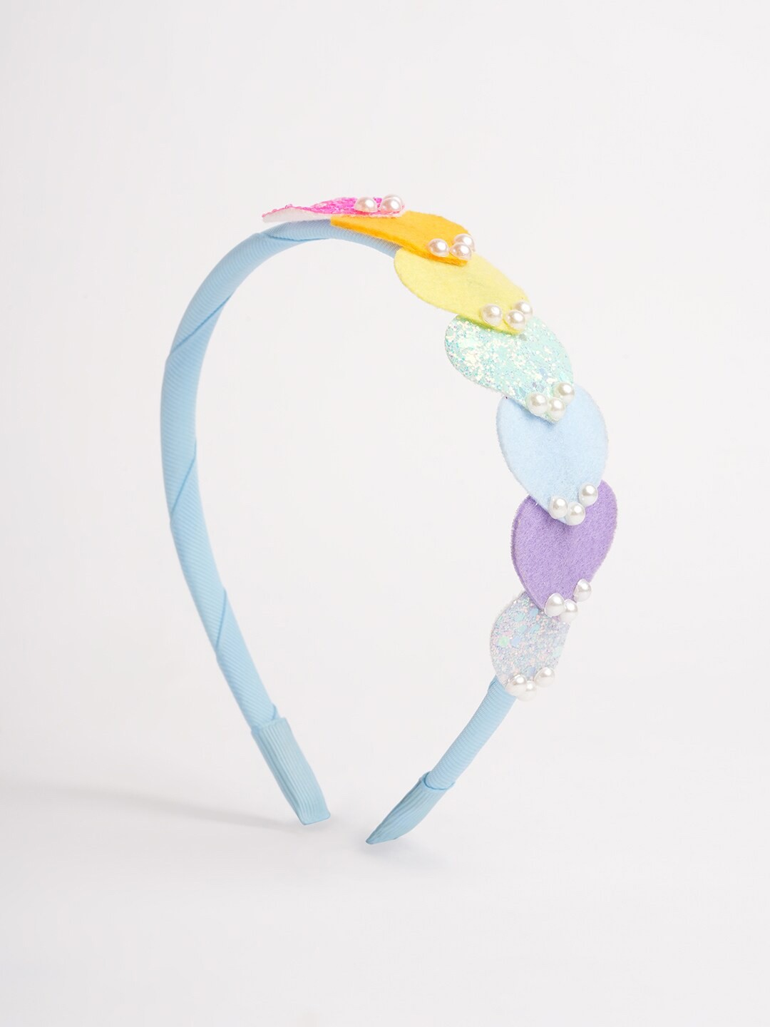 

RIBBON CANDY Girls Embellished Hairband, Blue