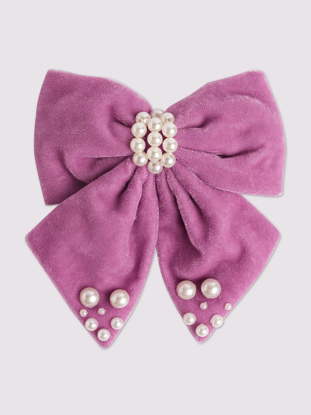 

RIBBON CANDY Girls Beaded Alligator Hair Clip, Purple