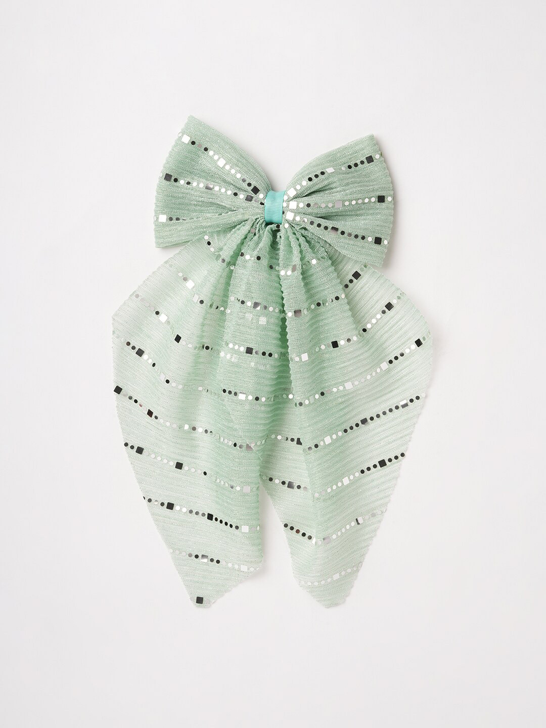 

RIBBON CANDY Girls Embellished Alligator Hair Clip, Sea green