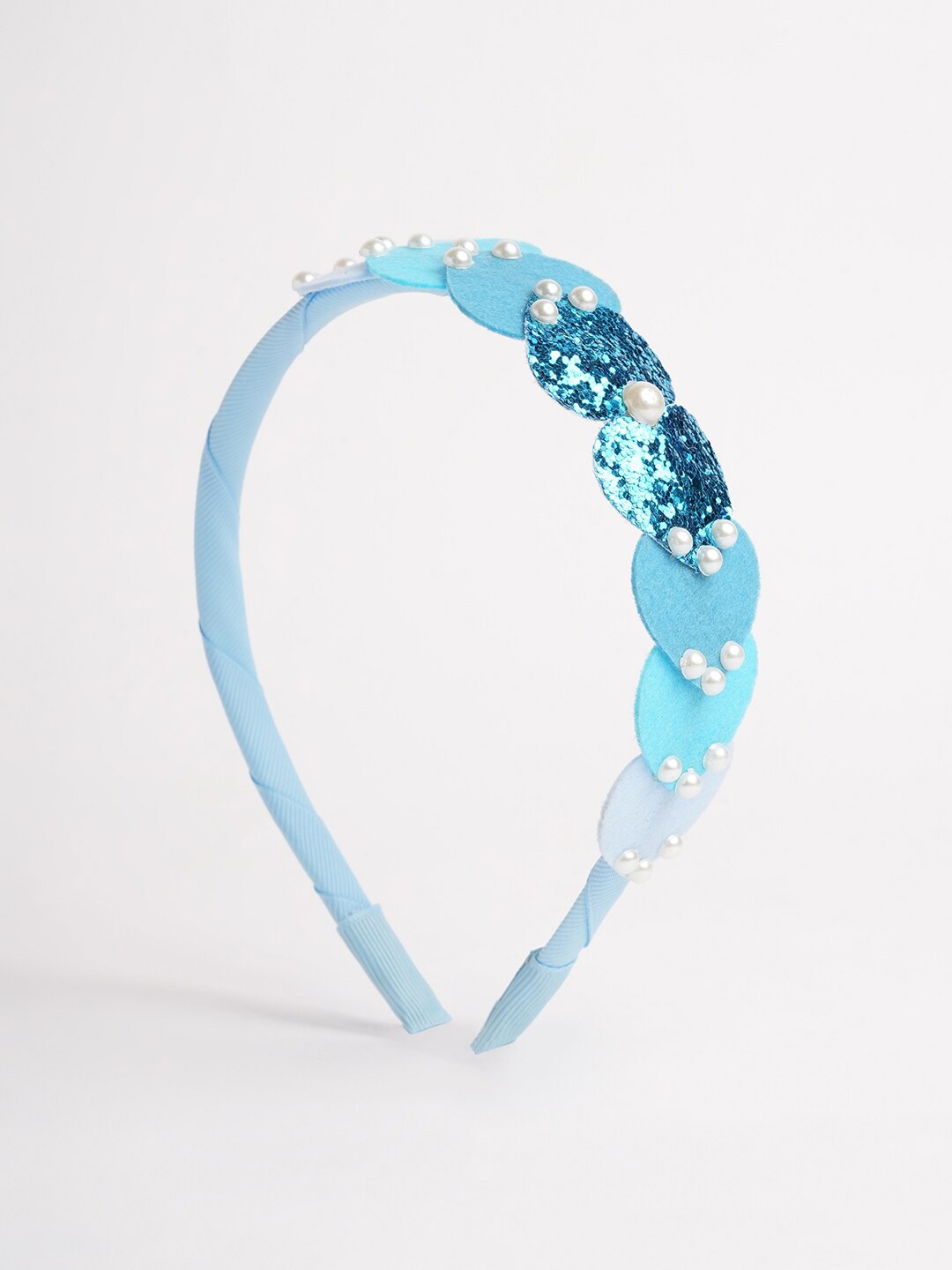 

RIBBON CANDY Girls Embellished Hairband, Blue