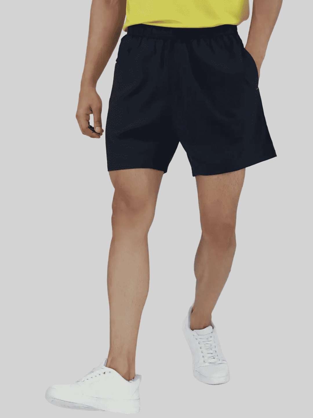 DIDA Men Dri Fit Sports Shorts, Navy blue