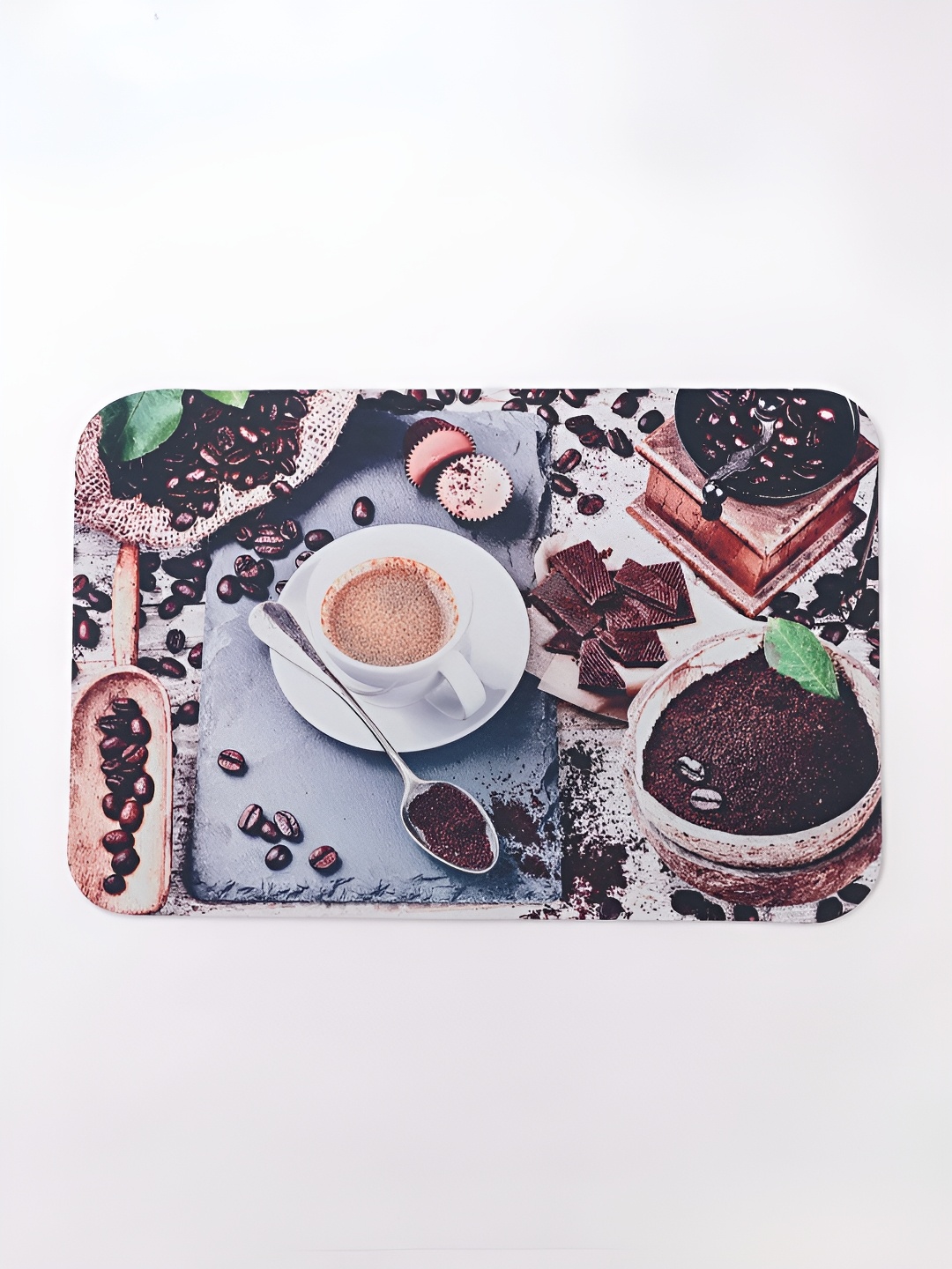 

UMAI Brown Printed Anti-Skid Doormat