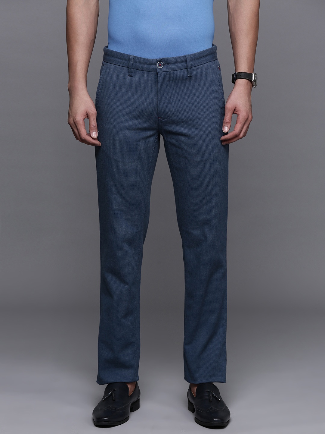 

Louis Philippe Ath.Work Men Trousers, Navy blue