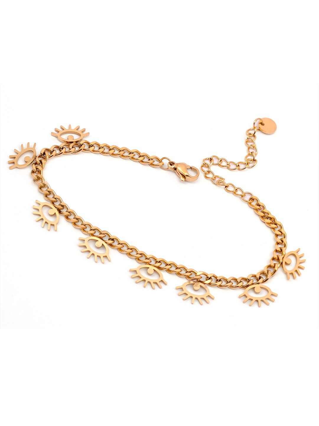 

SWASHAA Gold-Plated Stainless Steel Charm Bracelet