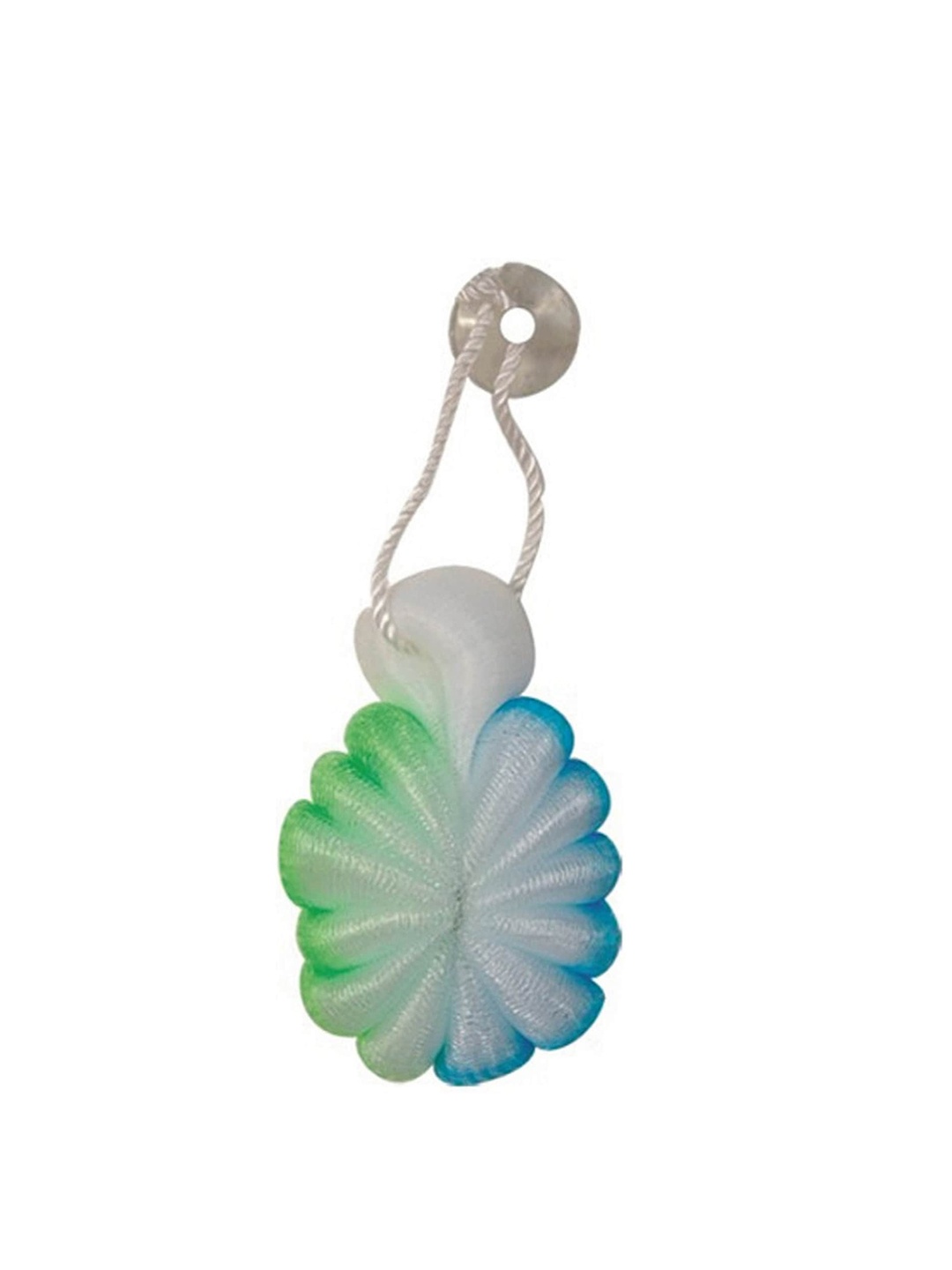 

babila BA-V05 Flower Loofah - Green & Blue