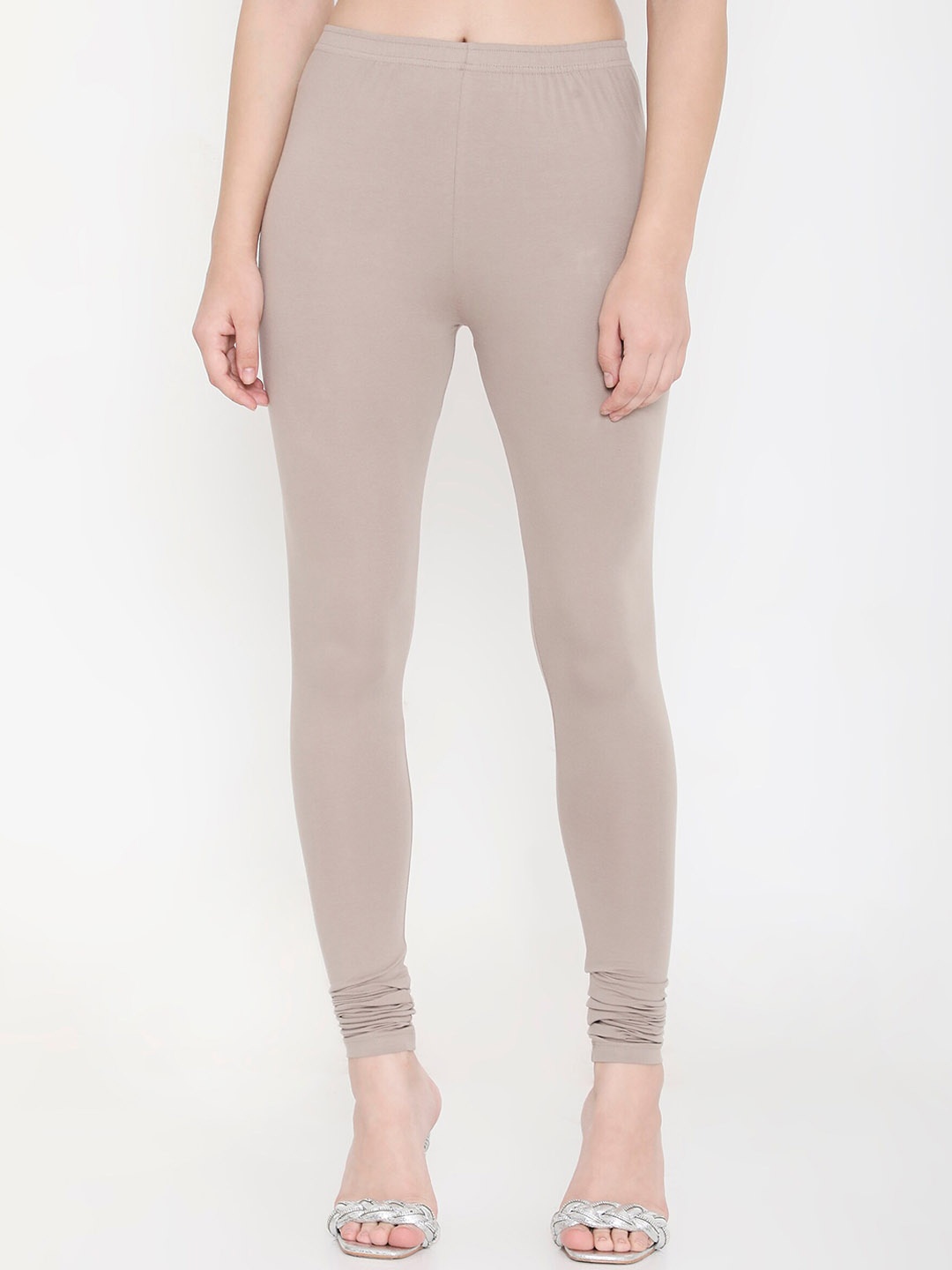 

Feelings Cotton Churidar Length Leggings, Grey