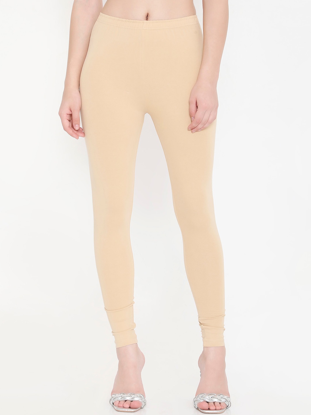 

Feelings Cotton Ankle Length Leggings, Nude