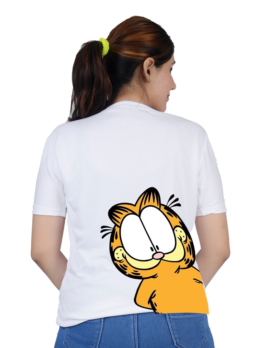 

TAJNAN Printed Round Neck Slim Fit T-shirt, White