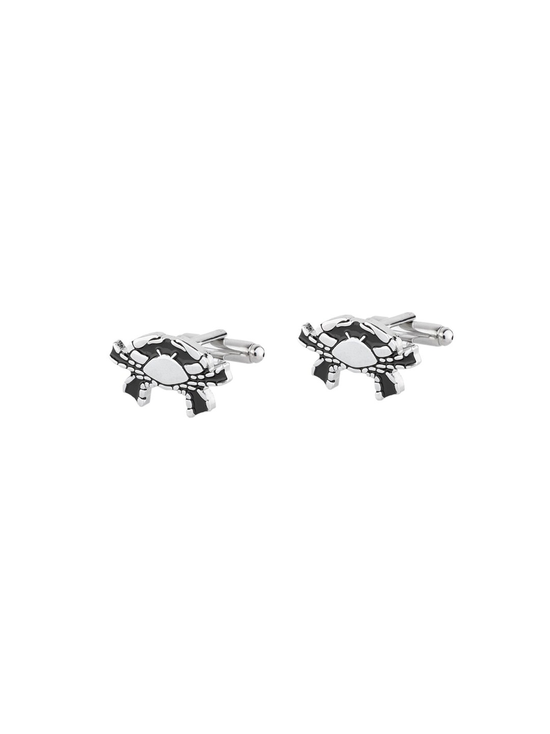 

The Tie Hub Men Contemporary Cufflink, Silver