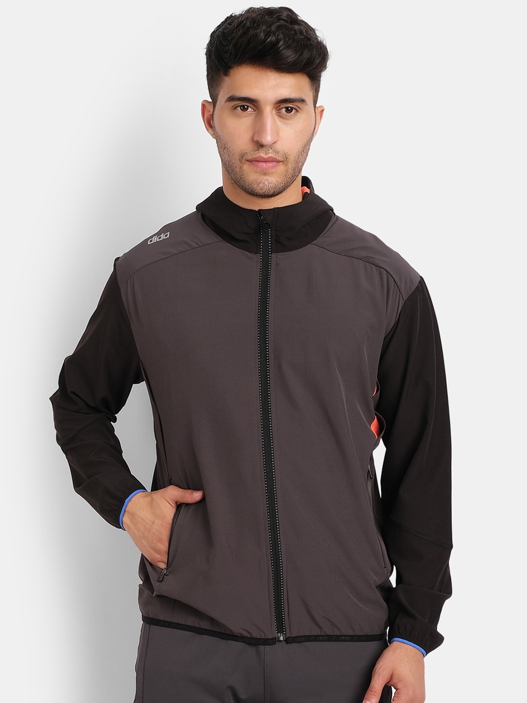 

DIDA Lightweight Dry Fit Sporty Jacket, Charcoal