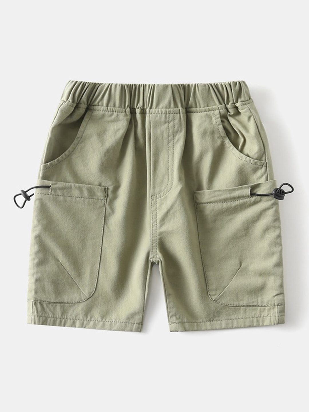 

StyleCast Grey Boys Mid Rise Cotton Cargo Shorts