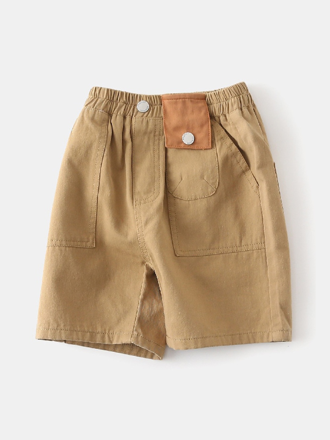 

StyleCast Boys Brown Mid Rise Cotton Shorts