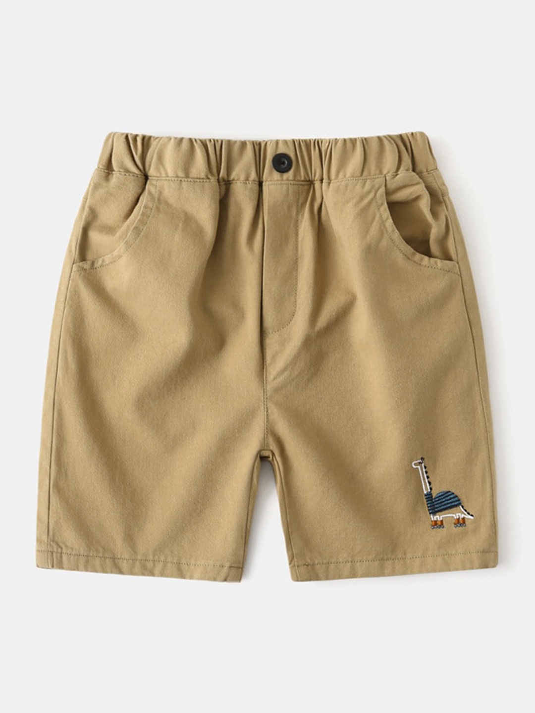 

StyleCast Brown Boys Mid-Rise Cotton Shorts