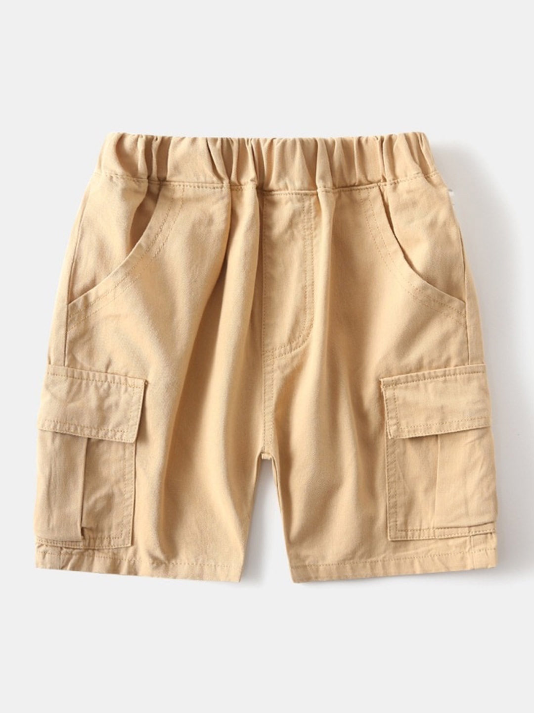 

StyleCast Boys Beige Mid Rise Cotton Cargo Shorts