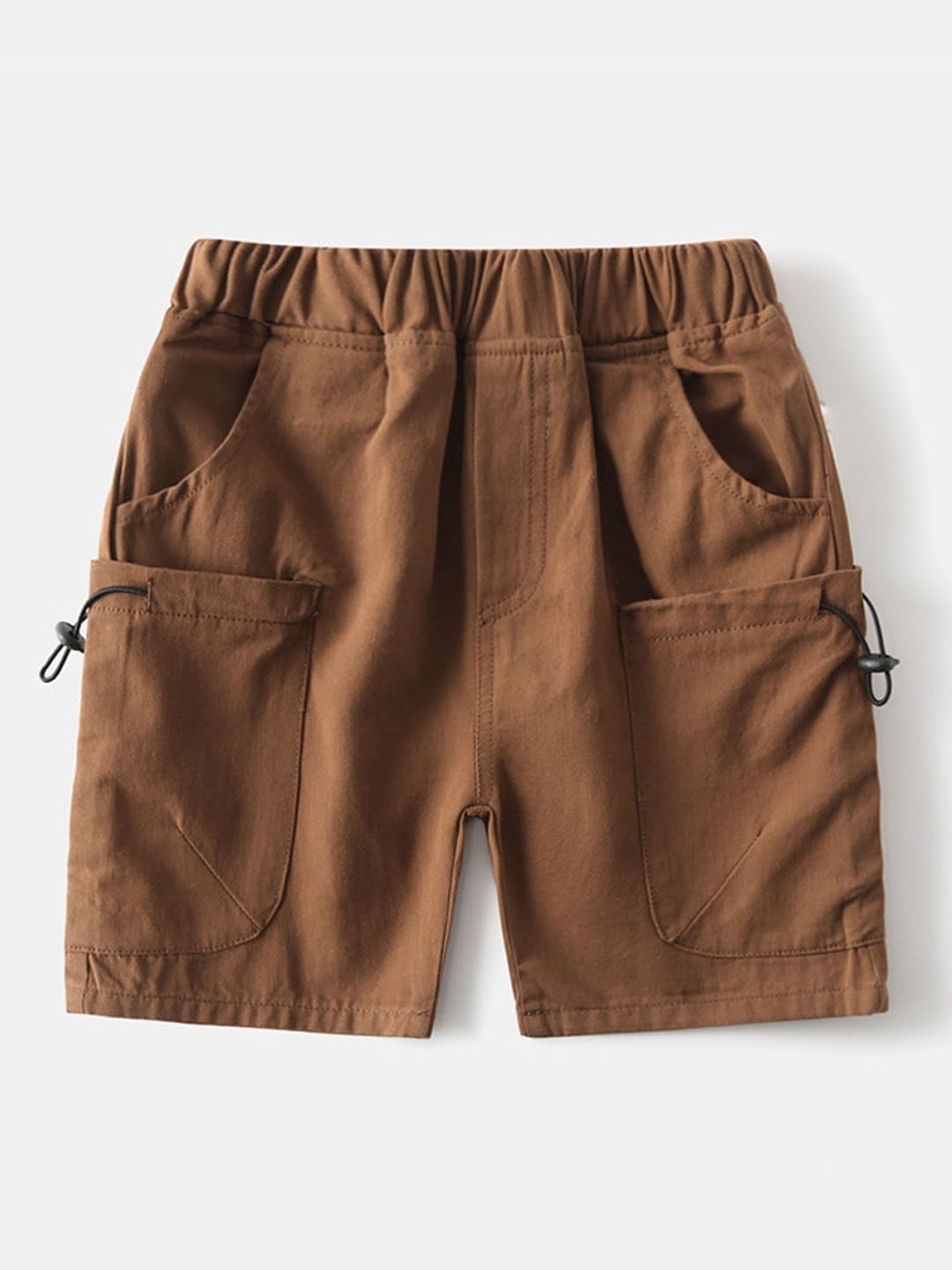 

StyleCast Brown Boys Mid Rise Cotton Shorts