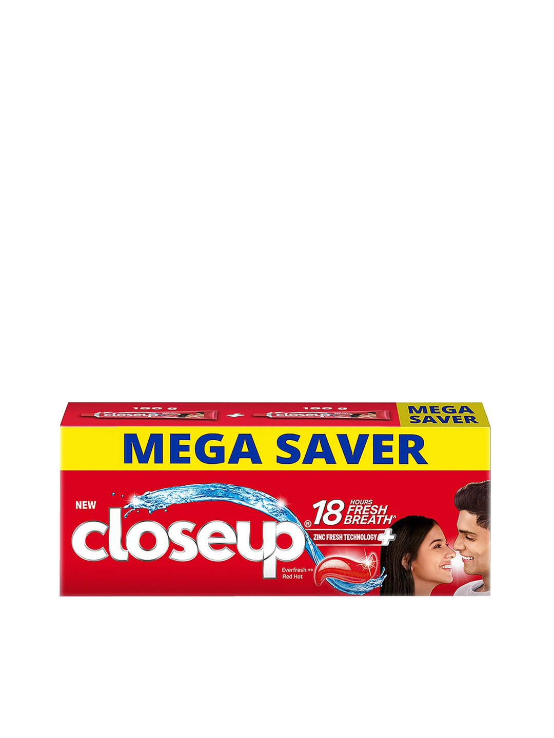 

Closeup Set of 2 VLP Megasaver Red Hot Gel Toothpaste - 150g each