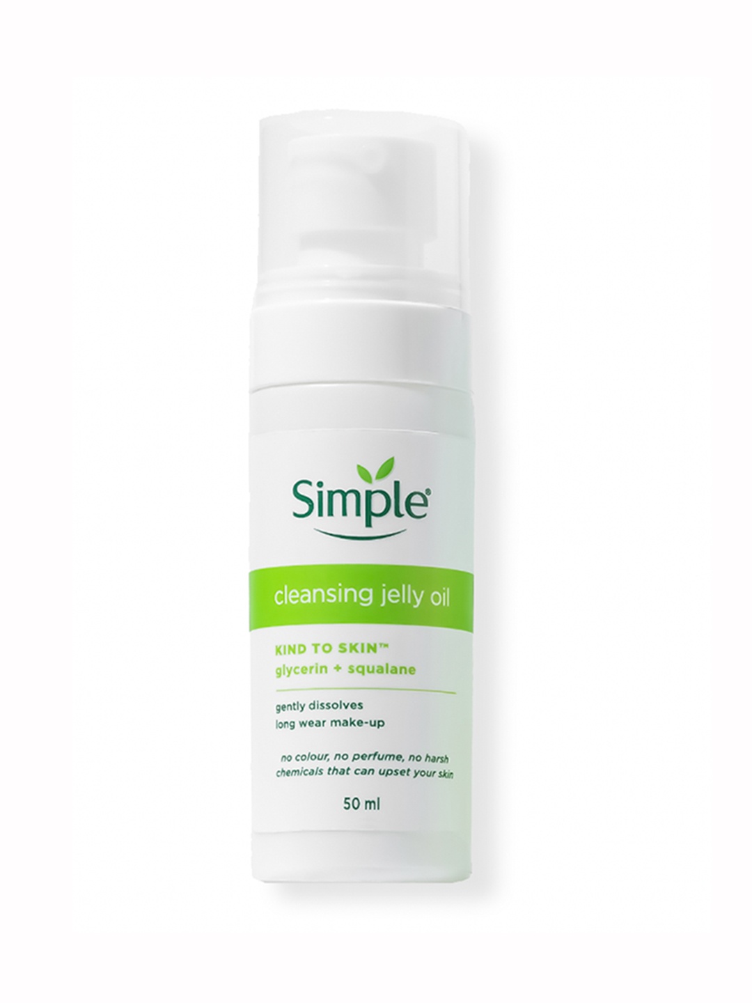

Simple Kind To Skin Cleansing Jelly - Makeup Remover with Glycerine & Squalene - 50 ml, White