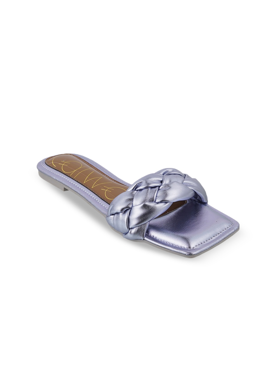 

Catwalk Textured Open Toe Flats, Grey