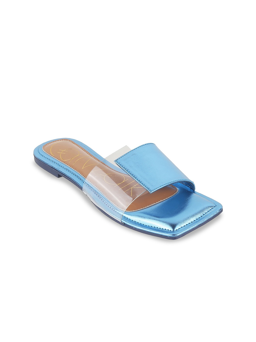 

Catwalk Open Toe Flats, Blue