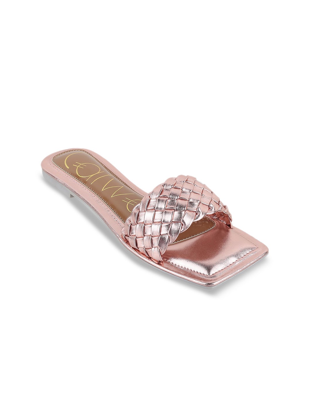 

Catwalk Textured Open Toe Flats, Pink