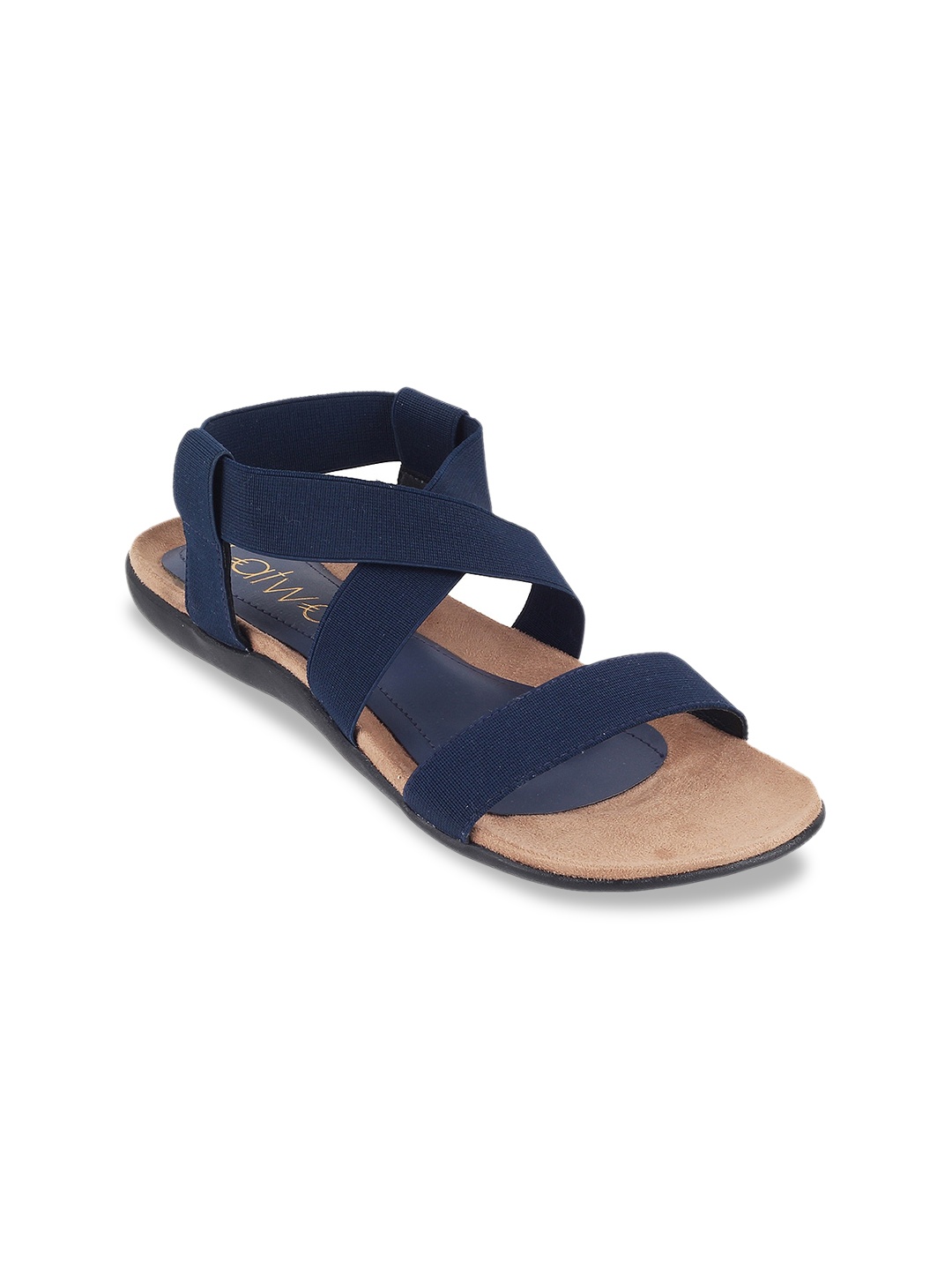 

Catwalk Open Toe Flats, Blue