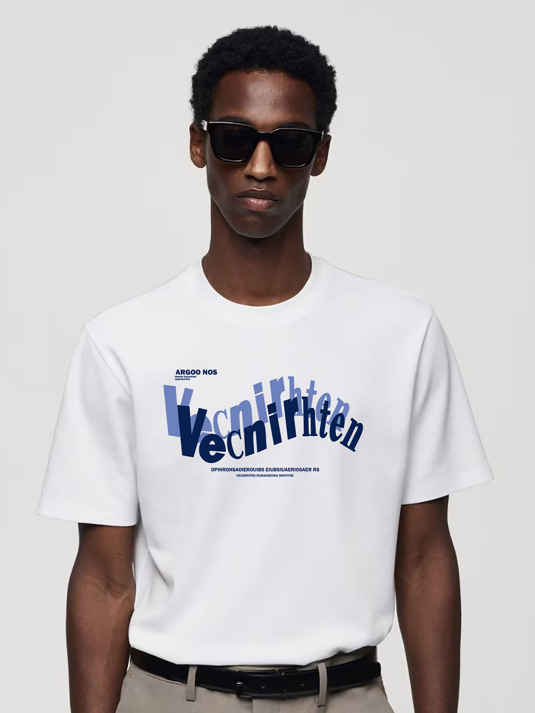 

MISCHIEF MONKEY Men Typography Printed T-shirt, White
