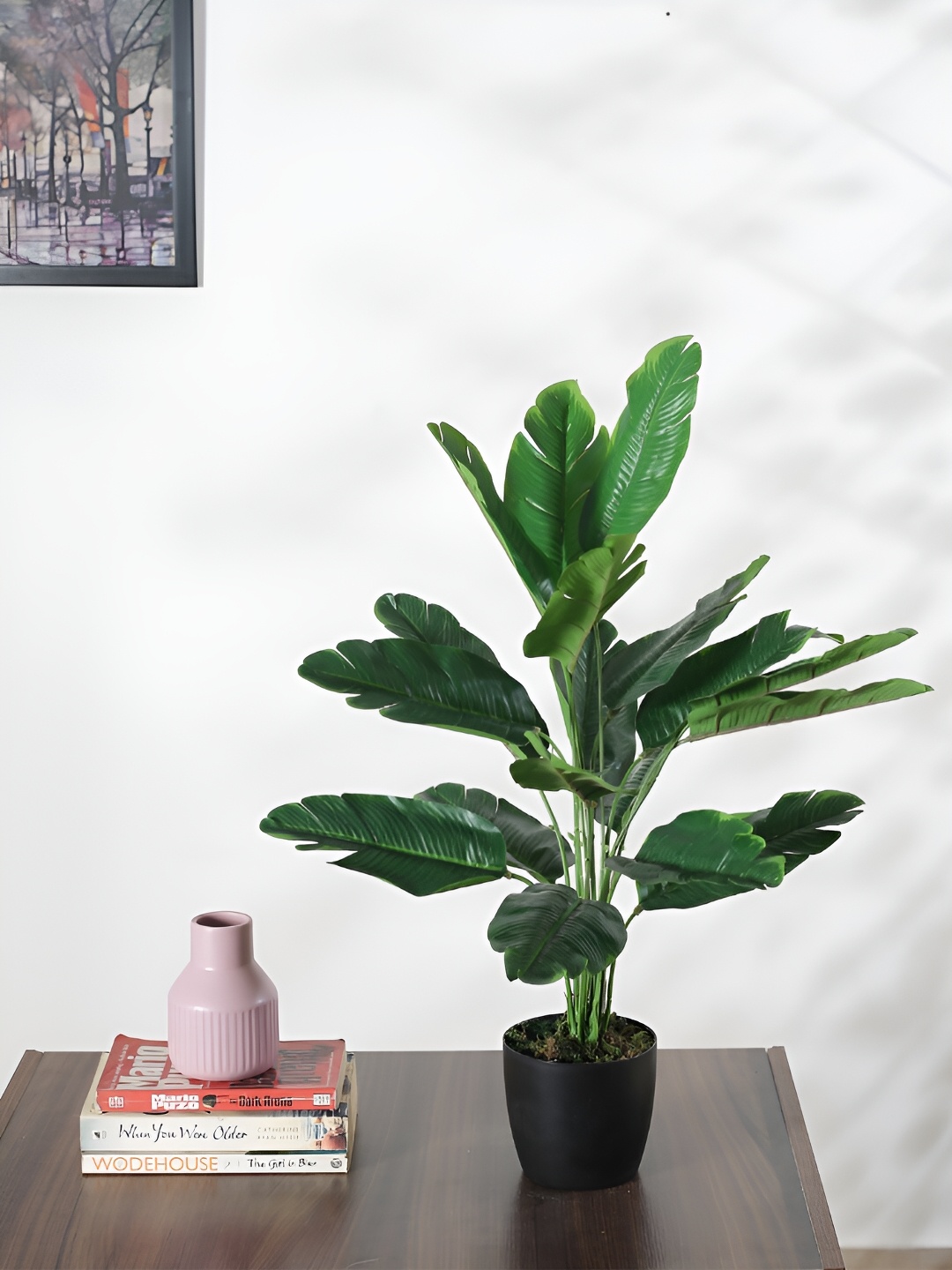 

Home Bloom Green Bird-Of-Paradise Artificial Plant With Pot