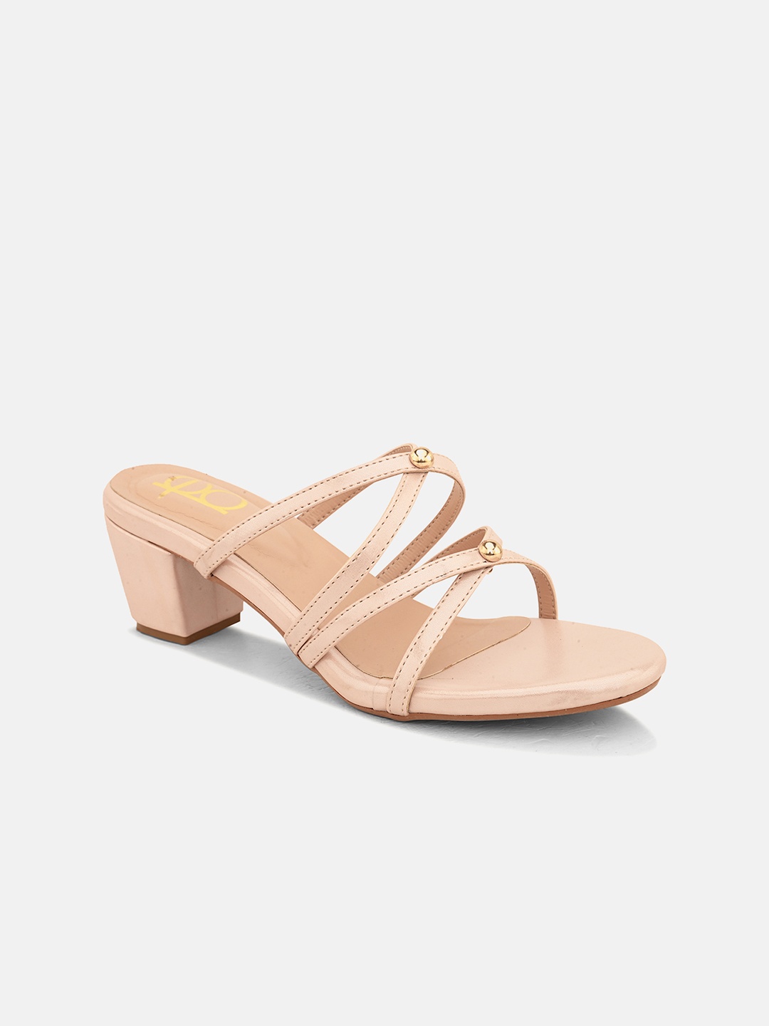 

Elevato Basics Women Strappy Block Heels Sandals, Pink
